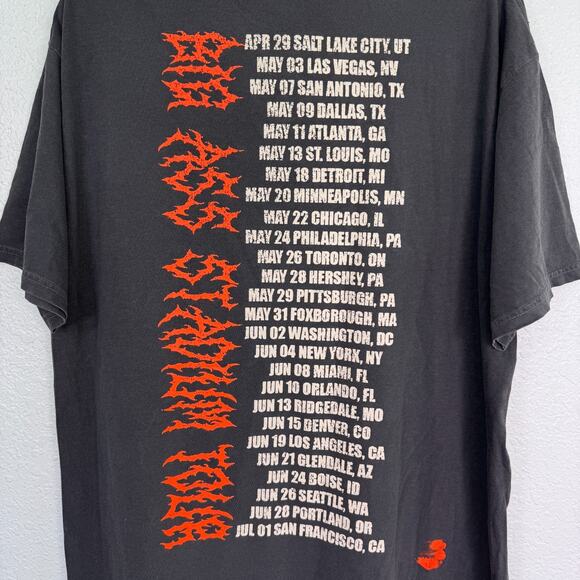 Post Malone Shirt Mens XL Knight Graphic Tee Big Stadium Tour Concert Merch 2025 - Picture 5 of 10